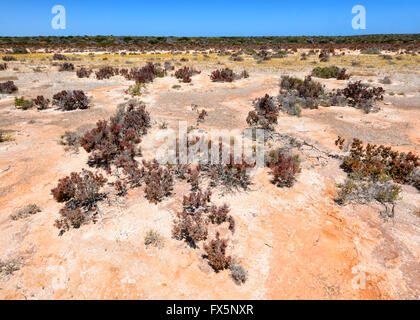 Arida terra arida della costa nord-occidentale dell'Australia Occidentale, WA, Australia Foto Stock