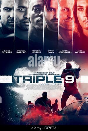 Triple 9 Anno : 2016 USA Director : John Hillcoat poster (tutti) Foto Stock