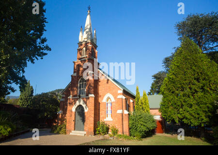 Unendo la Chiesa in Australia si trova nella zona centrale di Bright, Victoria, Australia Foto Stock