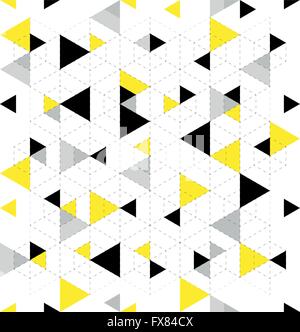 Seamless triangolo geometrico Pattern. Abstract sfondo geometrico design. Illustrazione Vettoriale. Illustrazione Vettoriale