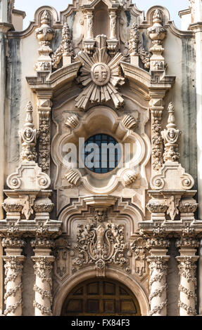 Illustrazione sulla casa del Prado teatro in Balboa Park Foto Stock