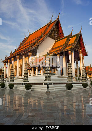 Wat Suthat di Bangkok in Thailandia Foto Stock