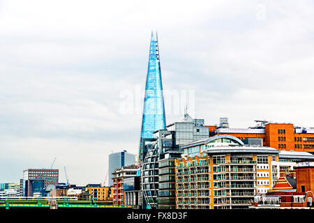 Southwark e la Shard in costruzione Foto Stock