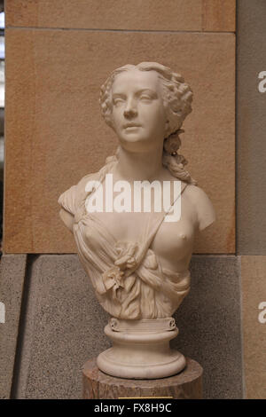 Statua di Madame Sabatier, 1847. Il marmo. Da Auguste Clesinger (1814-1885). Il Museo d' Orsay. Parigi. La Francia. Foto Stock