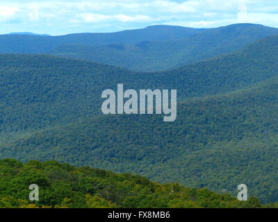 Catskill Mountains nel nordest degli Stati Uniti Foto Stock