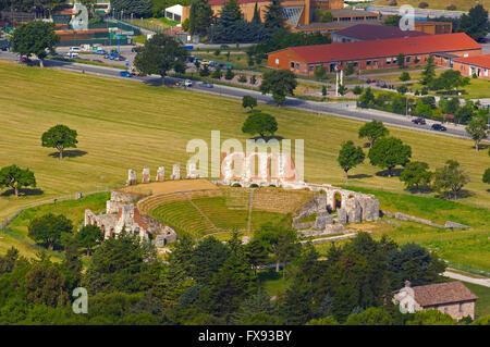 Gubbio. Teatro romano. Umbria. L'Italia. Europa Foto Stock