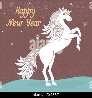 Anno del cavallo Illustrazione Vettoriale