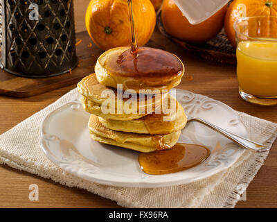 Frittelle di farina di mais Foto Stock