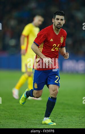 Nolito (ESP), 27 marzo 2016 - Calcio : internazionale amichevole tra la Romania 0-0 la Spagna a Cluj Arena in Cluj-Napoca, Romania. (Foto di Mutsu Kawamori/AFLO) [3604] Foto Stock