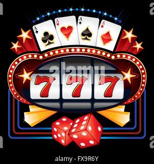 Macchina del casinò Illustrazione Vettoriale
