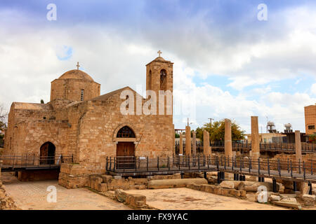 La Panagia Chrysopolitissa chiesa fu costruita nel XIII secolo sui resti della più grande inizio basilica bizantina. Foto Stock