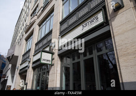 Segno sopra Jamie è il ristorante italiano in Covent Garden di Londra, Inghilterra Foto Stock