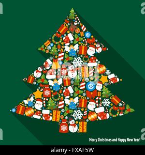 Natale pino Illustrazione Vettoriale