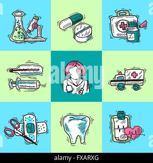 Medical Design Concept Illustrazione Vettoriale