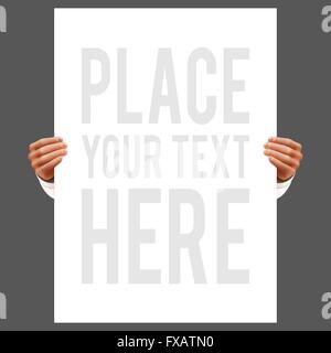 Mani Poster Illustrazione Vettoriale