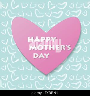 Felice Festa della mamma Illustrazione Vettoriale