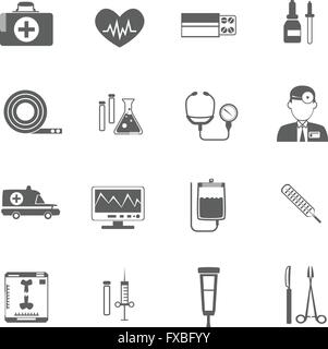 Semplice icona mediche Illustrazione Vettoriale