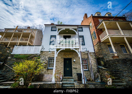 Edifici storici di harpers Ferry, West Virginia. Foto Stock