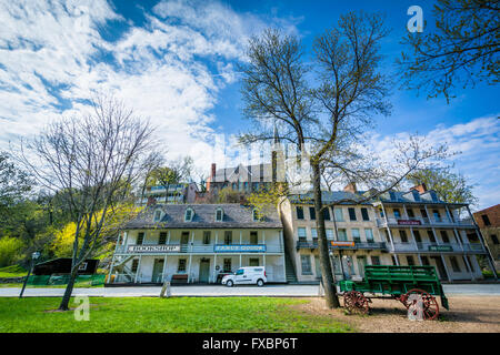 Edifici storici di harpers Ferry, West Virginia. Foto Stock