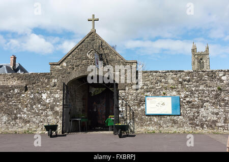 Shaftesbury Abbey Dorset Regno Unito Foto Stock