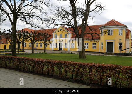 "Hovedgaarden' è l'edificio principale di un piccolo maniero. L'edificio risale al 1767, è la più antica in Silkeborg. Foto Stock