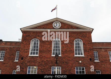 Huntingdon town center cambridgeshire Inghilterra Foto Stock