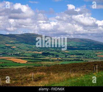 Donegal campagna con piccoli campi, Irlanda Foto Stock