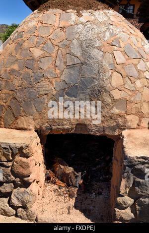 Alveare di pietra di forno per la cottura di agave per rendere la Tequila di Jalisco Messico Foto Stock