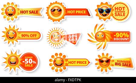 Estate tag di vendita Illustrazione Vettoriale