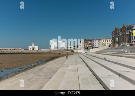 Il lungomare di Margate, Thanet, Kent, Regno Unito Foto Stock