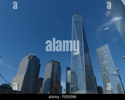 One World Trade Center, precedentemente noto come libertà Tower, progettato dall'architetto David Childs Foto Stock