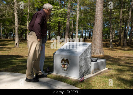 La marina mercantile monumento Parco Warbird Myrtle Beach South Carolina USA Foto Stock