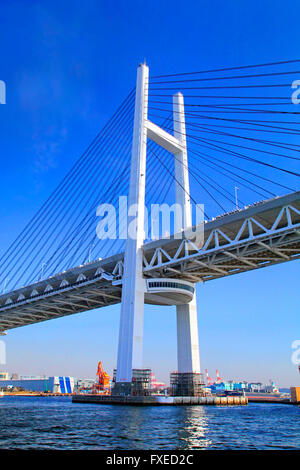 Yokohama Bay Bridge Giappone Foto Stock