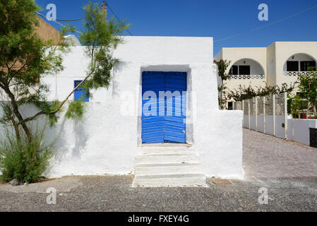 Il vecchio edificio in stile greco tradizionale, Santorini Island, Grecia Foto Stock