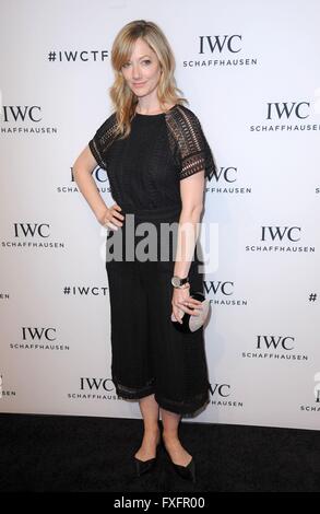 New York, NY, STATI UNITI D'AMERICA. Xiv Apr, 2016. Judy Greer presso gli arrivi per il 4° annuale "per amore del cinema' Tribeca Film Festival, evento Spring Studios di New York, NY Aprile 14, 2016. © Kristin Callahan/Everett raccolta/Alamy Live News Foto Stock