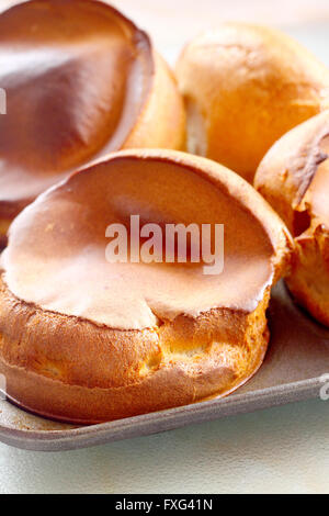 Yorkshire pudding vassoio di cottura Foto Stock