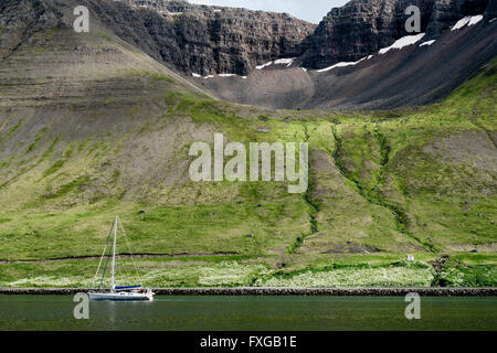 Paesaggio panoramico vicino a Reykjavik in Islanda. Foto Stock