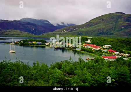 Puerto Eden Island, Cile Foto Stock