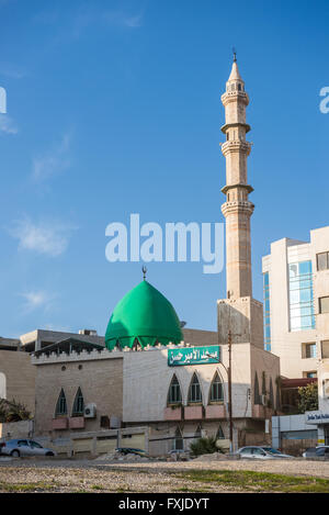 Re Hussein moschea (non il più ben noto Re Hussein Moschea) nella città di Amman, capitale della Giordania Foto Stock