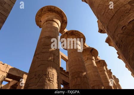 Tempio di Karnak Luxor Egitto Foto Stock