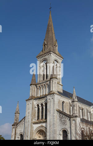 L'église Sainte Madeleine, Goderville, regione Alta Normandia Francia settentrionale. Foto Stock