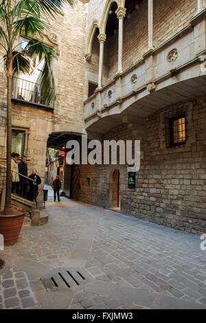 All'interno del Museu Picasso, il Museo Picasson, a Barcellona, Spagna. Foto Stock