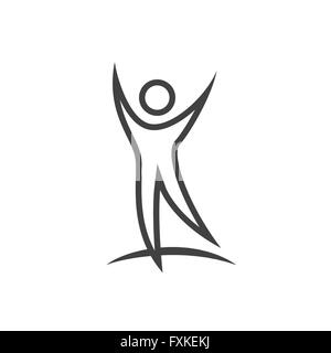 Successo icona persone Illustrazione Vettoriale