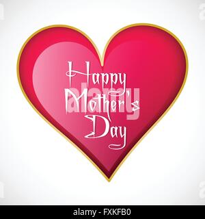 Festa della Mamma astratta. Illustrazione Vettoriale