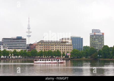 Heinrich-Hertz-Turm, Amburgo, Germania Foto Stock