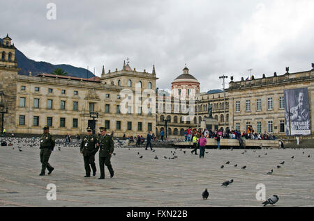 Plaza de Bolívar, Bogotà, Columbia Foto Stock