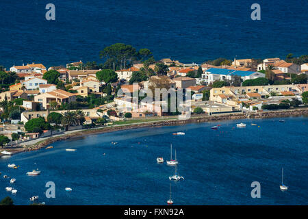 Bacino di Thau,Pointe du Barou,Sete,, Herault, Francia Foto Stock