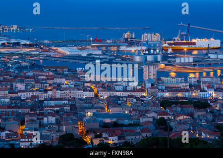 Sete da il Saint Clair hill, Herault, Francia Foto Stock