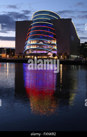 CCD, Convention Center Dublino Fiume Liffey Foto Stock