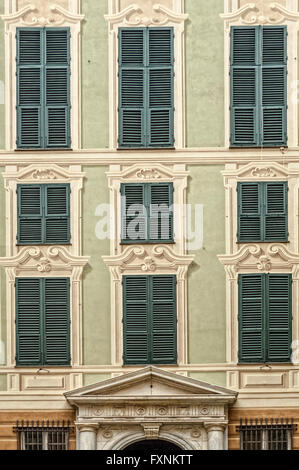 Italia Liguria Genova - Piazza Clemente Della Rovere- Rolli palace - Palazzo Clemente Della Rovere Foto Stock